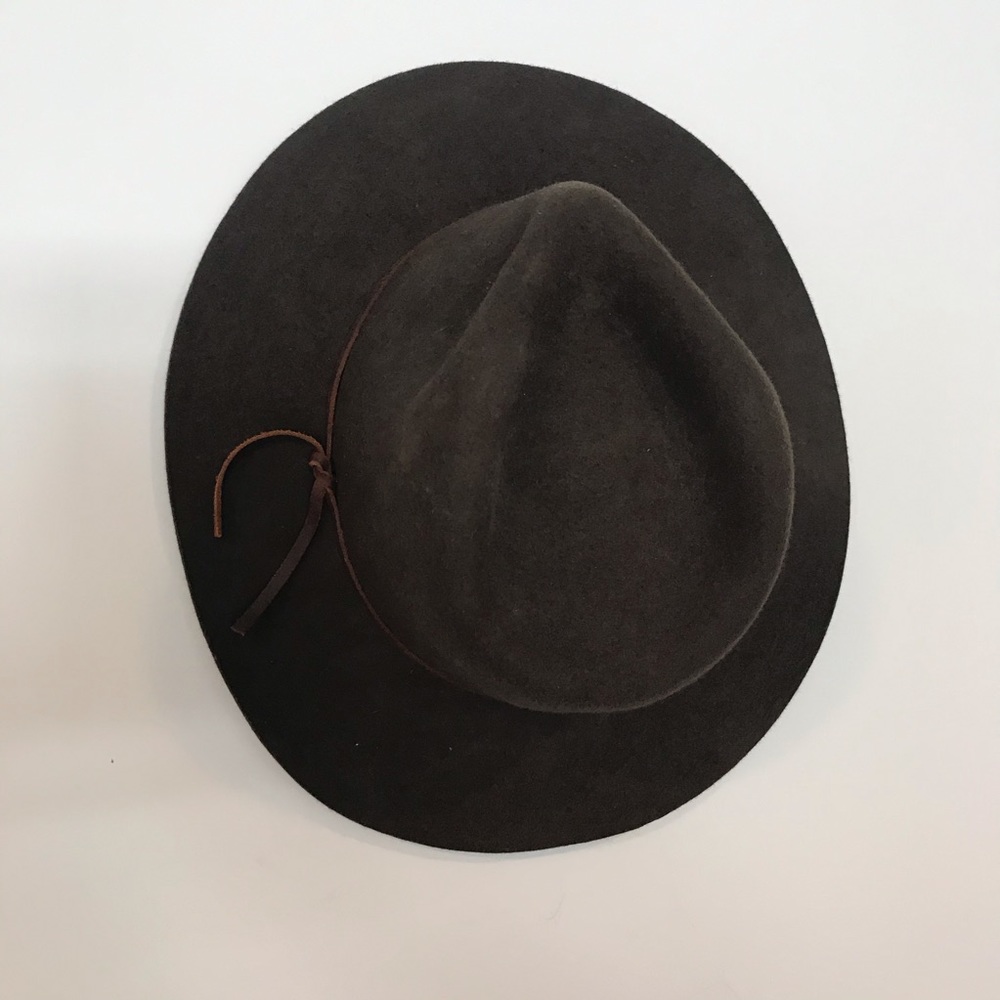 Olive green Madewell x Biltmore wool Rancher hat
